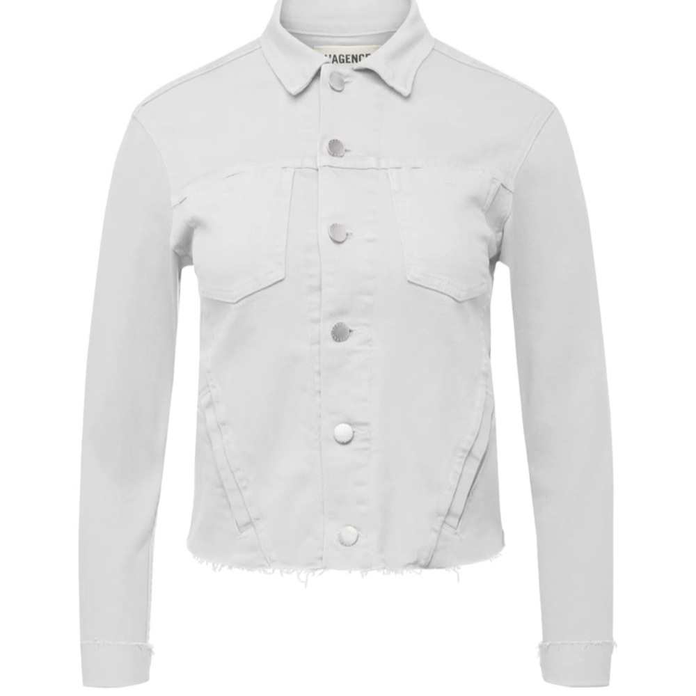 L’AGENCE Large White Jean Jacket (2022 Season)